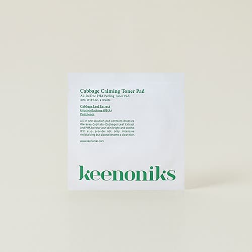 Cabbage Calming Toner Pad Pouch (Sample)
