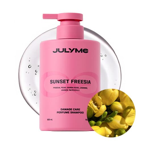 JULYME DAMAGE CARE PERFUME SHAMPOO SUNSET FREESIA 500ml